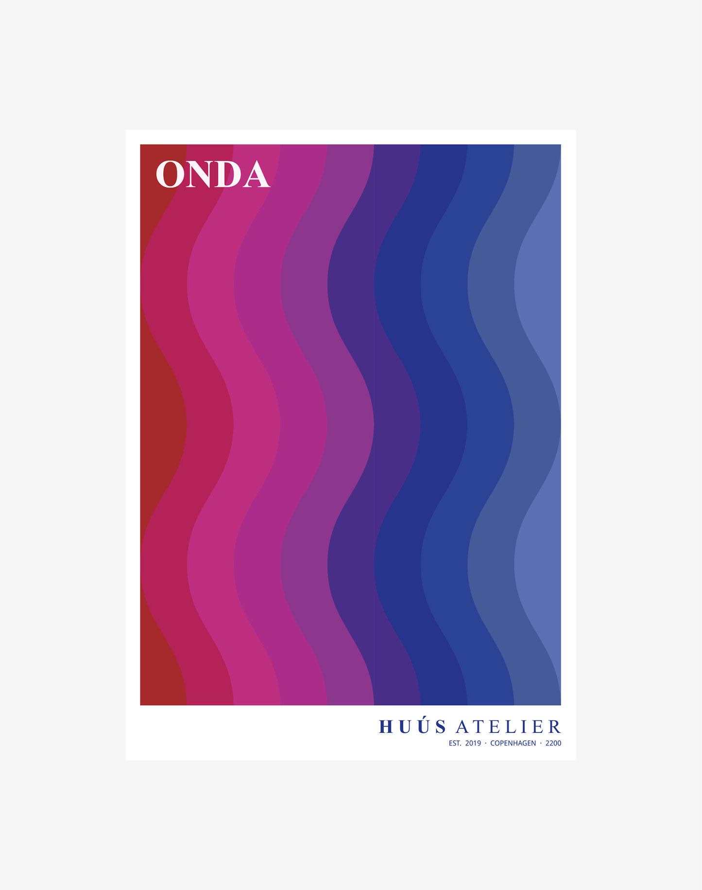 Onda - Rosso e blu